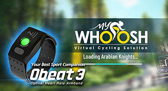 如何使用Obeat3心率光學臂帶與Mywhoosh APP搭配使用